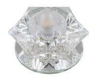 Светильник под лампу Uniel DLS-F111 G9 стекло/прозрачный кристалл 98мм