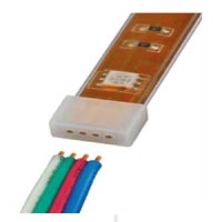 Изолирующий зажим для светодиодной ленты 5050, с 4 отверстиями для проводов, 10 мм, цвет белый, мате