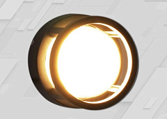 LED7W BK светильник настенный круг