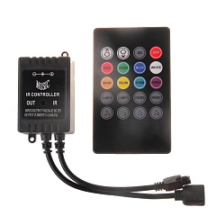 Контроллер КР-309 RGB (пластик, IP20, Music)