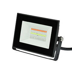 ULF-F60-30W/RGB IP65 200-240В BLACK Прожектор светодиодный. Мультиколор. Пульт ДУ (в/к). Корпус черн
