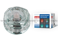 DLS-L119 G9 GLASSY/CLEAR/RGB Светильник декоративный встраиваемый, серия Luciole. Без лампы, цоколь 