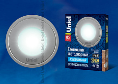 Светильник светодиодный Uniel ULE-R06 0,5Вт нейтральный белый 4500К матовый 12V