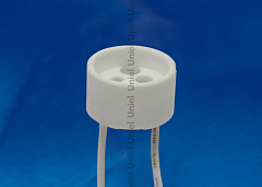 ULH-GU10-Ceramic-15cm Патрон керамический для лампы на цоколе GU10
